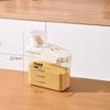 WEZHO Transparent Portable Grain Storage Jar