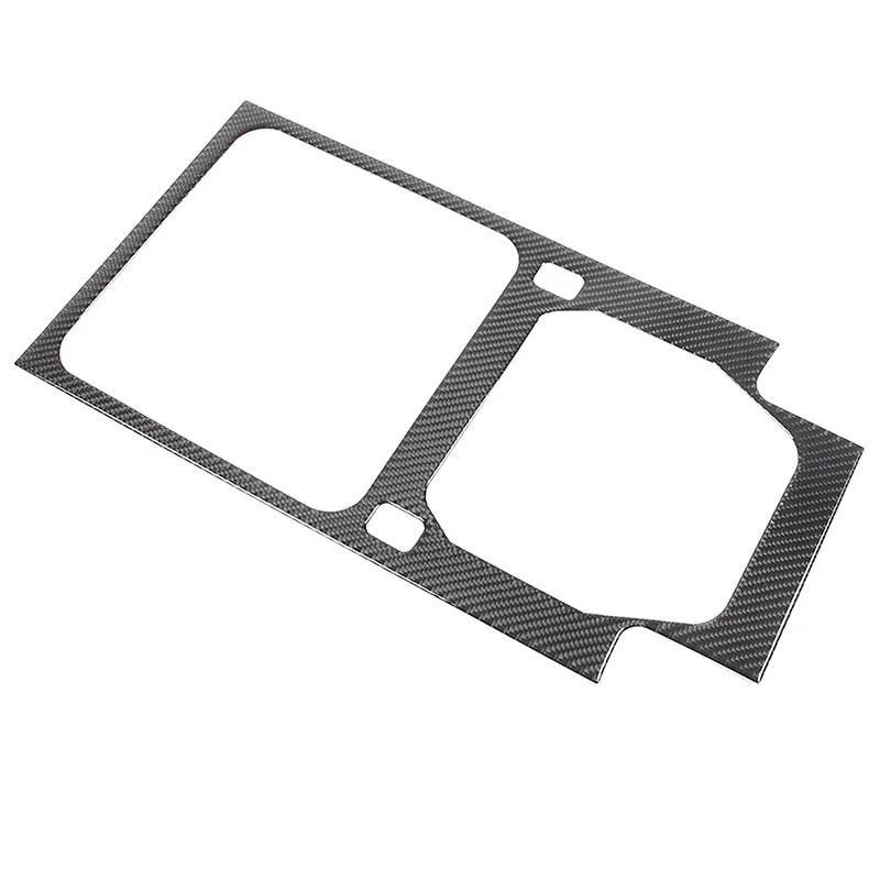 For 2020-2023 Land Rover Defender 90 110 Soft Carbon Fiber Car Central Storage Panel Frame Cover Trim Stickers Car Accessories