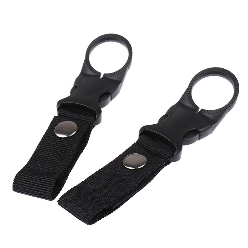 Nylon Webbing Water Bottle Carabiner Belt Outdoor Buckle Hook Holder Tool Clip