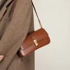 Genuine Leather Underarm Shoulder Bags For Women  Trend Designer Small Crossbody Purse Flap Ladies Handbags