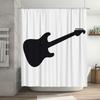 City Lights Shower Curtain Modern Bath Decor For Home Decoration Waterproof Fabric With Hook Rings Various Sizes Available (Larg