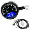 Universal Motorcycle LCD Digital Speedometer 8-18V DC Motorbike Odometer Tachometer Gauge ABS Waterproof Instruments