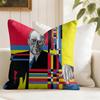 Abstract Painting Piet Art Cushion Cover Eco Linen Pillow Case DoubleSided Print Breathable Durable Zipper Home Decor Gift