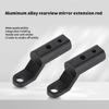 Motorcycle Extension Mount Bracket Rearview Expander Bracket for Scooters Mount Bracket Support Holder