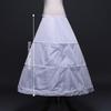 Lightweight 3 Hoops Bridal Crinoline White Breathable Bridal Underskirt A-Line Shape Elegant Cosplay Crinoline Wedding Dress