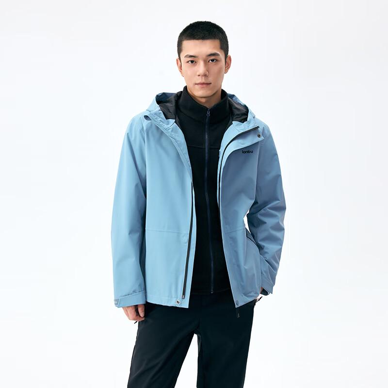 Lanbu Men s Winter 3-in-1 Windbreaker Jacket L