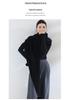 Women's 100% Cashmere Triangle Scarf - Versatile, Warm, Solid Color for Autumn & Winter