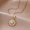 Fashionable Heart Titanium Steel Necklace: Women's Clavicle Chain, Hip Hop Style, Niche Design.