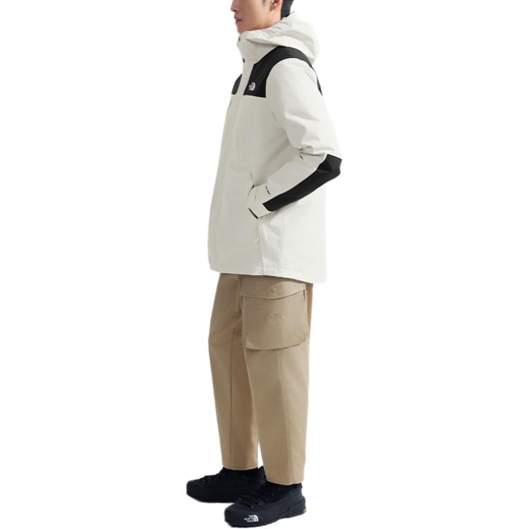 THE NORTH FACE Urban Exploration Hiking Waterproof And Water Repellent Windbreaker Jacket Unisex Dune White NF0A81NH-ROU