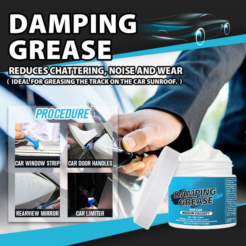 Damping Grease Lubricant Waterproof Mechanical Damping Grease Industrial Lubricants Heat Resistant Versatile Car Interior