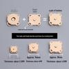 Plum Blossom Magnetic Snap Fasteners: Invisible, Colorful Male-Female Buckles for Bags & Clothes