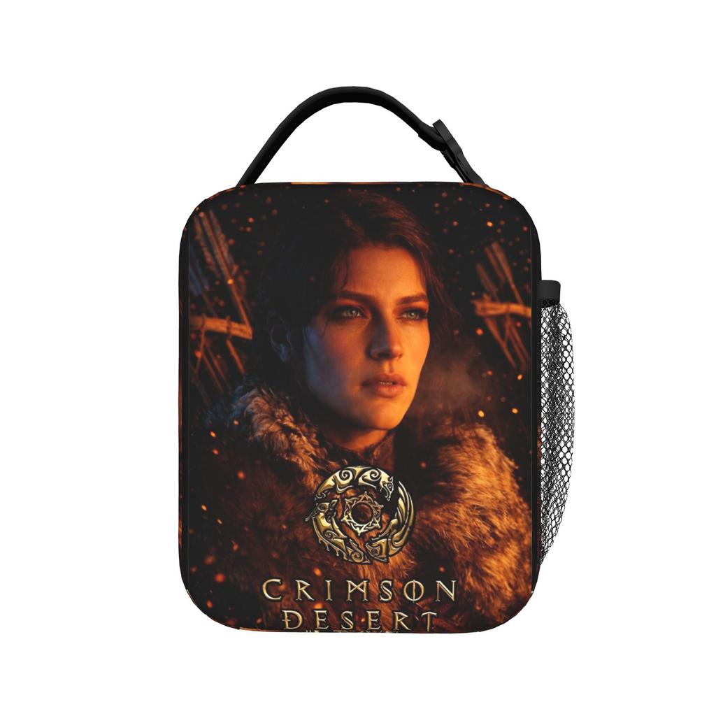 sagarta Crimson Desert Insulated Lunch Bags Leakproof Meal Container Thermal Bag Lunch Box Tote Work Picnic Food Storage Bags