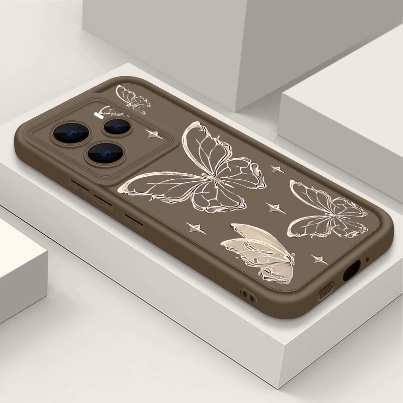 

Line Butterfly Patterned TPU Phone Case For Xiaomi 14T Pro 13T Pro Shockproof Soft Silicone Back Cover Fundas For Xiaomi 14T 13T Xiaomi 13T Pro