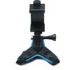 Motorcycle Helmet Chin Mount Holder Detachable Bracket Protective Stand with Fixing Strap for Sports Camera Mobile Phone