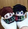 Demon Anime Figure Giyu Tomioka Mitsuri Kanroji Douma 10cm Cotton Doll Plush Toy Cute Desktop Decoration Festival Gift For Fans