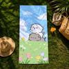 Character P-Peach C-Cat Towel Beach Towel, Quick Drying Absorbent Bath Towel For Swim,Gym,Camping,Outdoor Hot