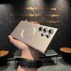 Frosted Magnetic Charging Phone Case for Samsung S25 Ultra: Borderless, Drop-proof Protective Cover.