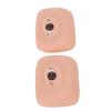 1 Pair 3D Silicone Fake Eye Practice Skin Makeup Eyebrow Eyeliner Tattoo Practice Skin for Novice