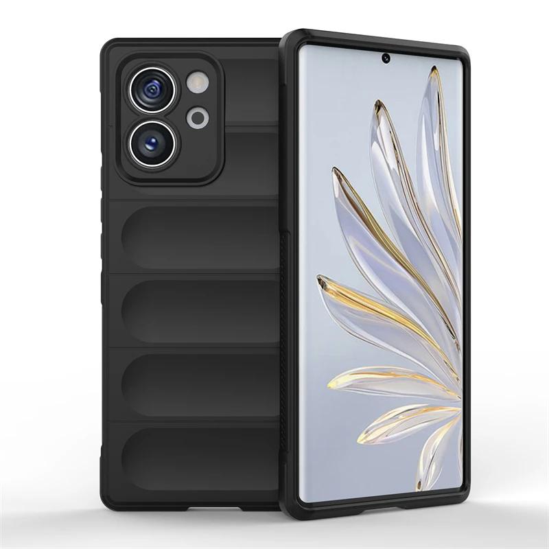 Case For Huawei Honor 80 Se 80se 80 Pro 5g Back Cover Case Shockproof Armor Phone Cases Liquid Silicone Anti-fall Funda Coque