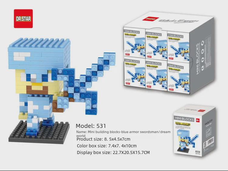 Boshixing Micro Diamond Particle DIY Building Blocks - 793 Lion Awakening Set