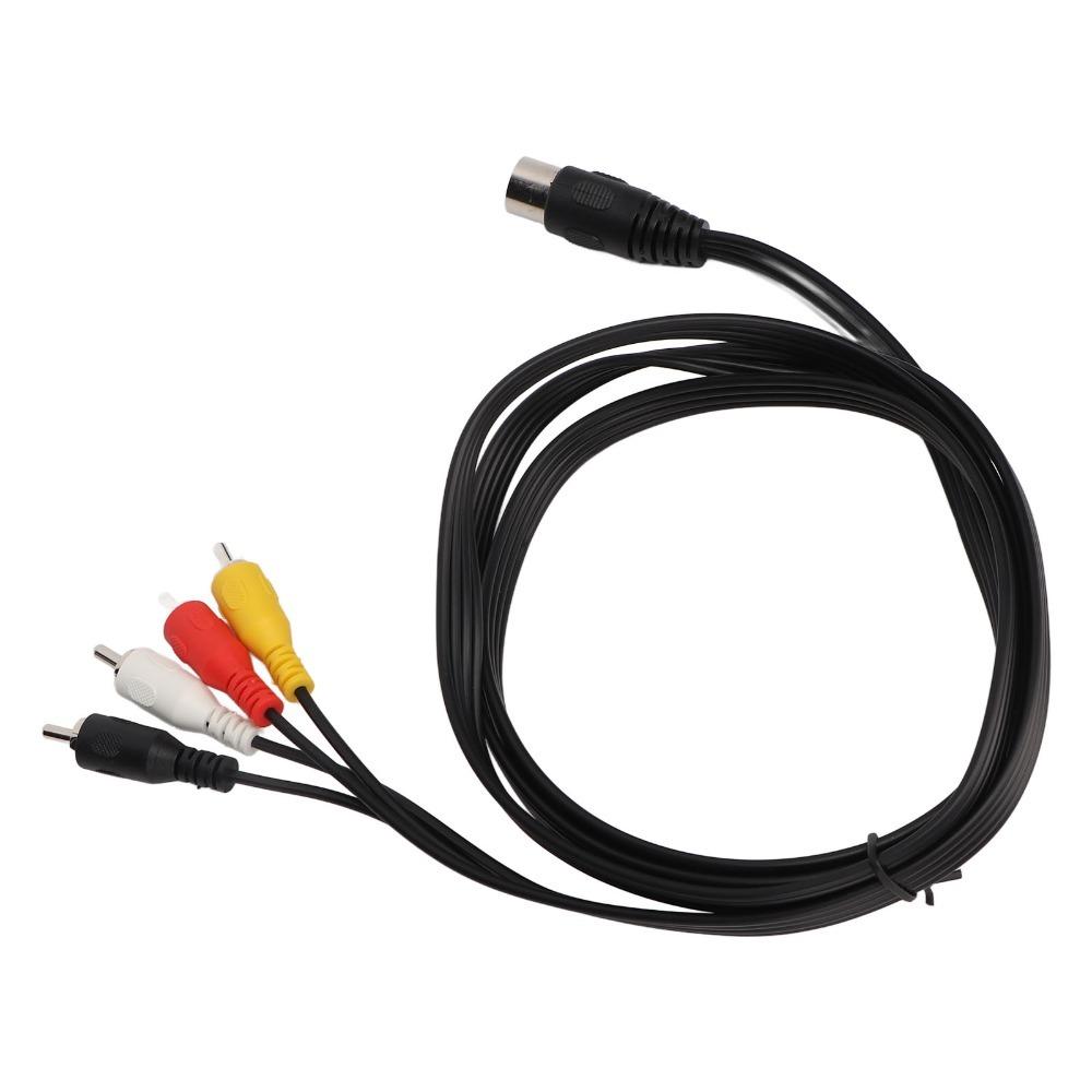 Plug and Play DIN 5 Pin Male To 4RCA Male Cable Sound Extension Cable HDTV Connection