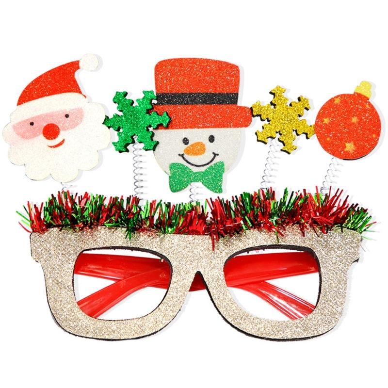 Decorações de Festa Infantil Armações de Óculos Bonecos de Neve Veados Óculos de Desenho Animado para Festas a Fantasia e Decoração