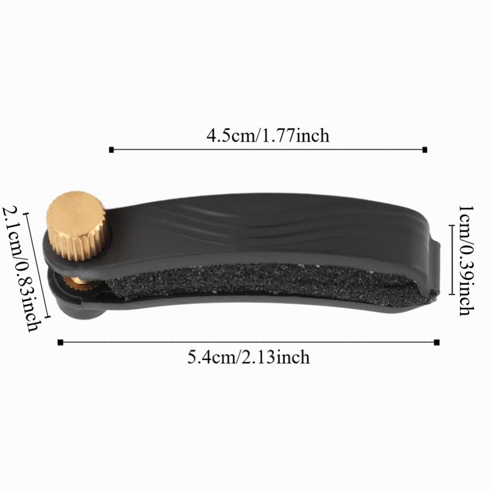 Zinc Alloy Violin Sound Dampener Black Cello String Mute Dampener Erhu Dampener  Silent Practice