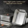 Food Grade Stainless Steel Lunch Box Vacuum Antibacterial Sealed 600/1000/1500ml Leakproof Bento Box for Office Workers