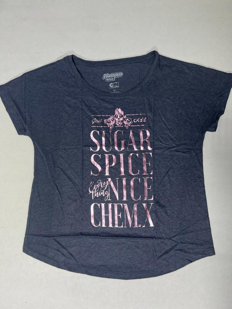 THE POWERPUFF GIRLS Pink Sugar amp Spice DOLMAN TSHIRT OFFICIAL MERCHANDISE NEW Unisex T-Shirt L