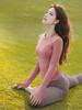 Women's 2025 Stylish Yoga Set: Long Sleeve Top with Chest Pads - Perfect for Autumn/Winter Pilates