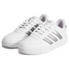 adidas Breaknet 2.0 Leder Rutschfest Leicht Niedrig geschnitten Skateschuhe Damen Sneaker Weiß Silber HP9440