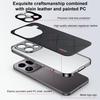 Plain Leather PC Phone Case For OPPO Find X9s Pro 5G, Slim Anti-Scratch Protective Cover
