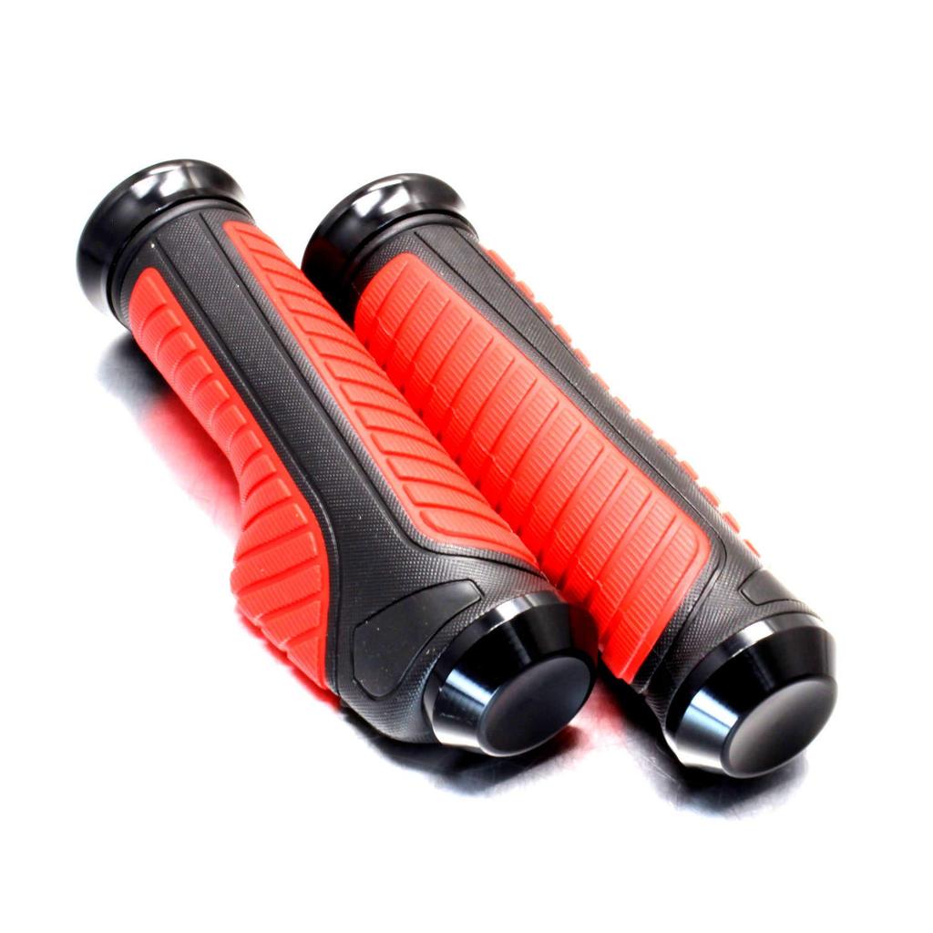 Nakira Bike Grip for 0.9 Inch (22 Mm) Universal Bike Handles, Live Dio, Jog Signus X with Assist (Red)