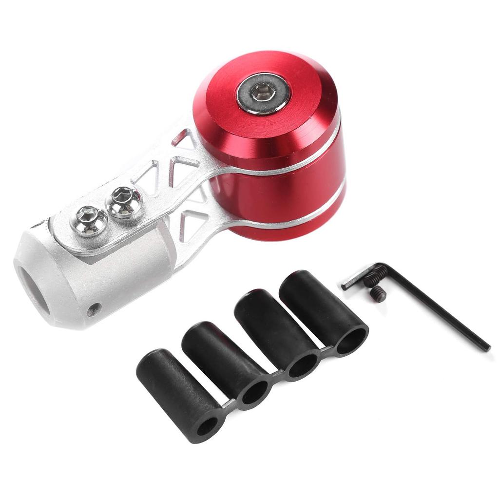Arenbel Alloy Gear Shift Knob, Manual Stick Shifting Head, Manual Shifter Handle, Automotive Universal Red