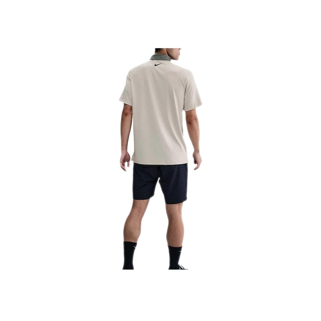 Nike Dri-Fit Swoosh Tour Fashion Versatile Comfortable Short Sleeve Polo Shirt Men Polo Shirts Off-White FZ7502-104