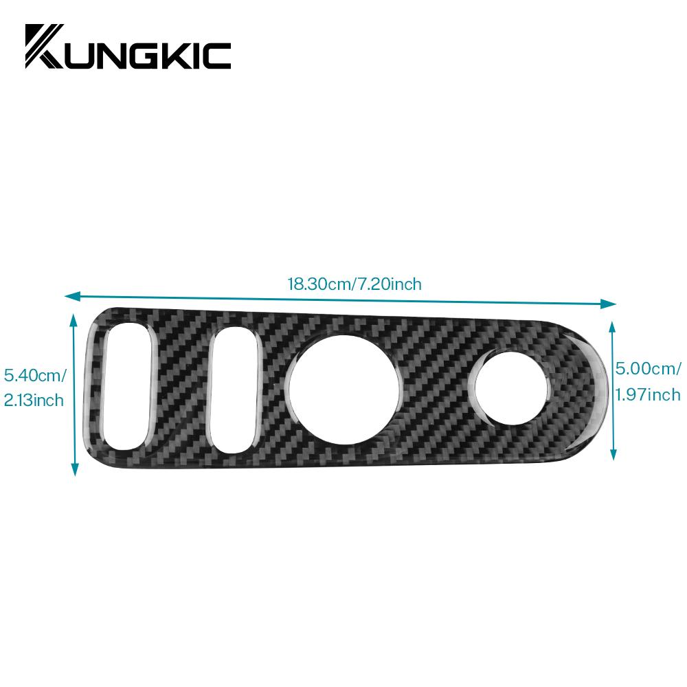 Real Carbon Fiber Sticker For Seat Leon Altea 2005 2006 2007 2008-2010 2011 2012 For Toledo 2005-2009 LHD RHD Car Door Lock Gear