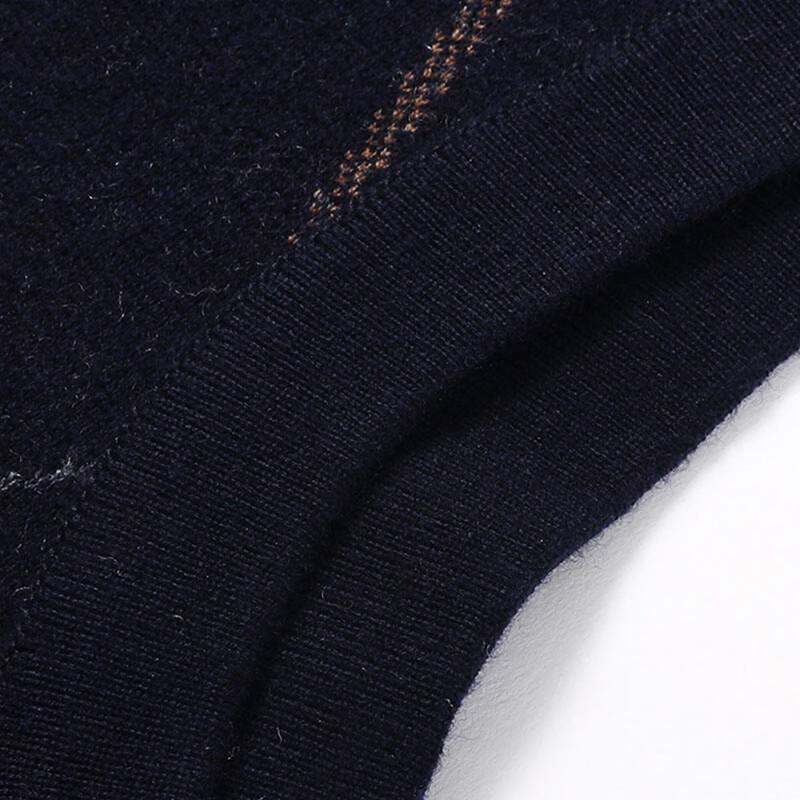 Hengyuanxiang Men's V-Neck Wool Sweater Vest
