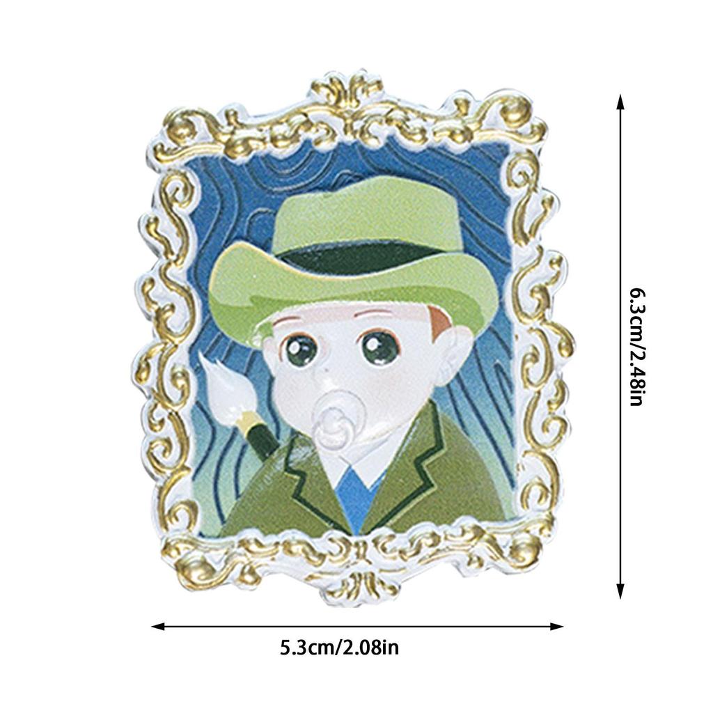 Car Air Vent Clip Painting Famous Paintings Car Air Fresheners Interior Charm Decoration Car Perfume Decoration For Automotive