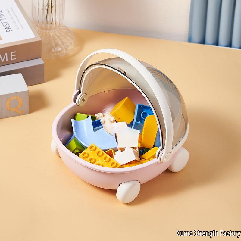 Desktop Organizer: Dustproof Snack Tray & Key Holder with Cute Design