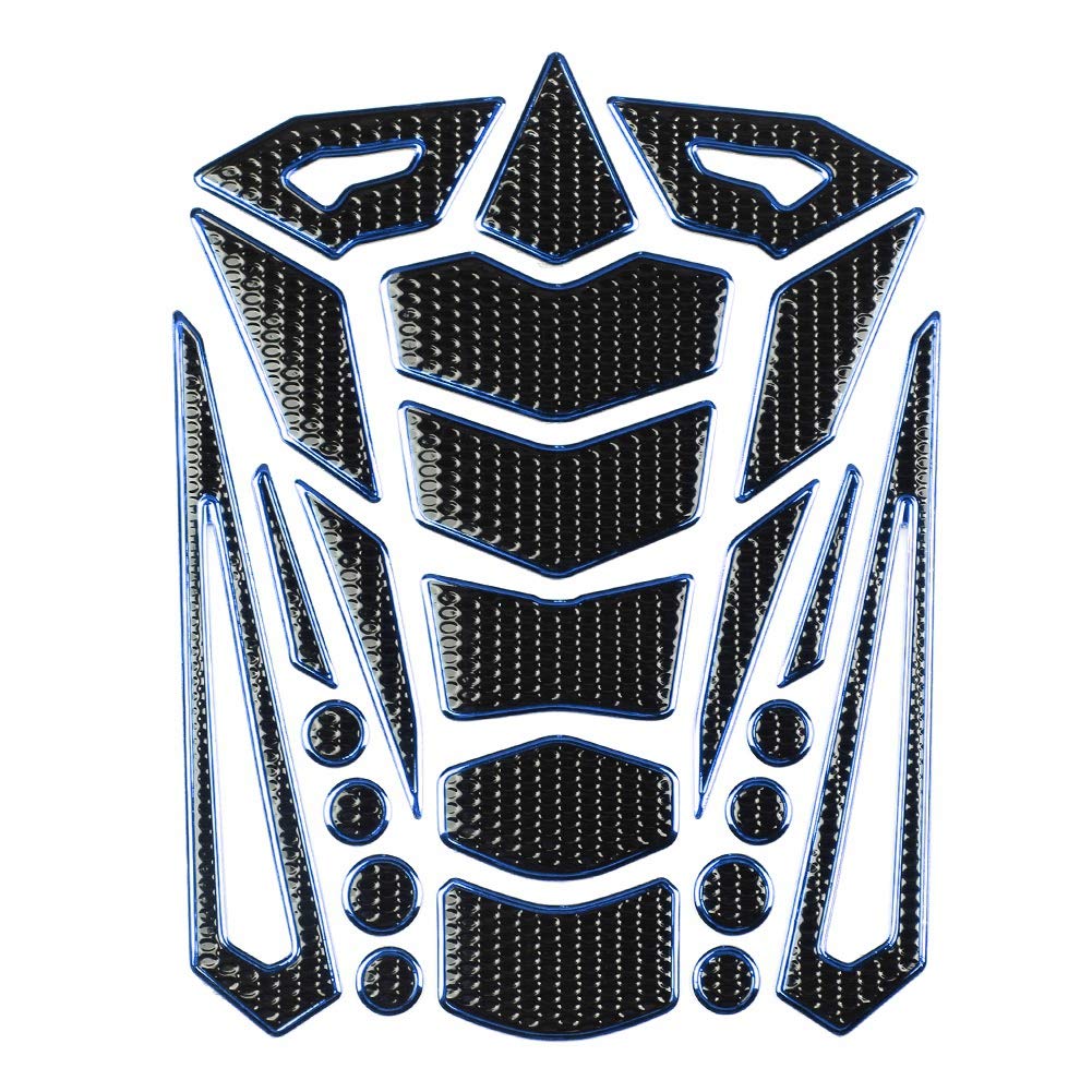 Universell Motorcykel Bensin Bränsletank Pad Klistermärke Skydd Tank Grepp Pad Reflekterande Klister