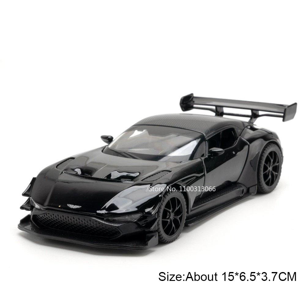 1:32 Alloy Valkyrie Vulcan Toys Models Cars Wheel Pull Back Miniature Car with Light Music Supercar for Boys Collection Gifts