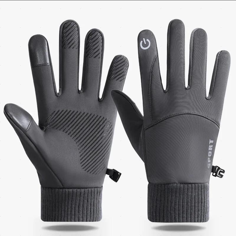 Winter waterdichte herenhandschoenen winddicht sportvissen touchscreen rijden motorfiets ski antislip warme damesfietshandschoenen