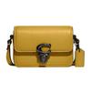 Studio 12 Lock Closure Multi Pocket Leather Shoulder Crossbody Bag Small Women Bags Goose-Yellow CC484-V5LQT