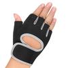 Unisex Dumbbell Equipment Horizontal Bar Exercise Wrist Guard Gym Half Finger Sports Non-slip Gloves