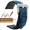 Handgefertigtes Echtlederarmband für Panerai PAM 441/PAM 111/PAM 386, 20mm 22mm 24mm 26mm Herren Luxus-Uhrenarmband Ersatz