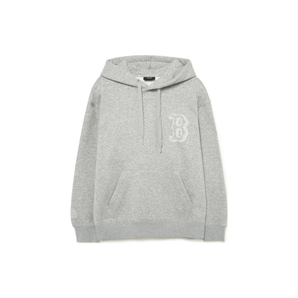MLB Sweatshirts Unisex Gray Hooded Moderate Regular 3AHDB0336-43MGS XS