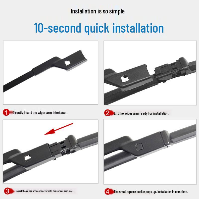 Kompatible Wischerblätter für 2017 Volkswagen Lamando & Lamando GTS - Spezieller Auto-Gummistreifen