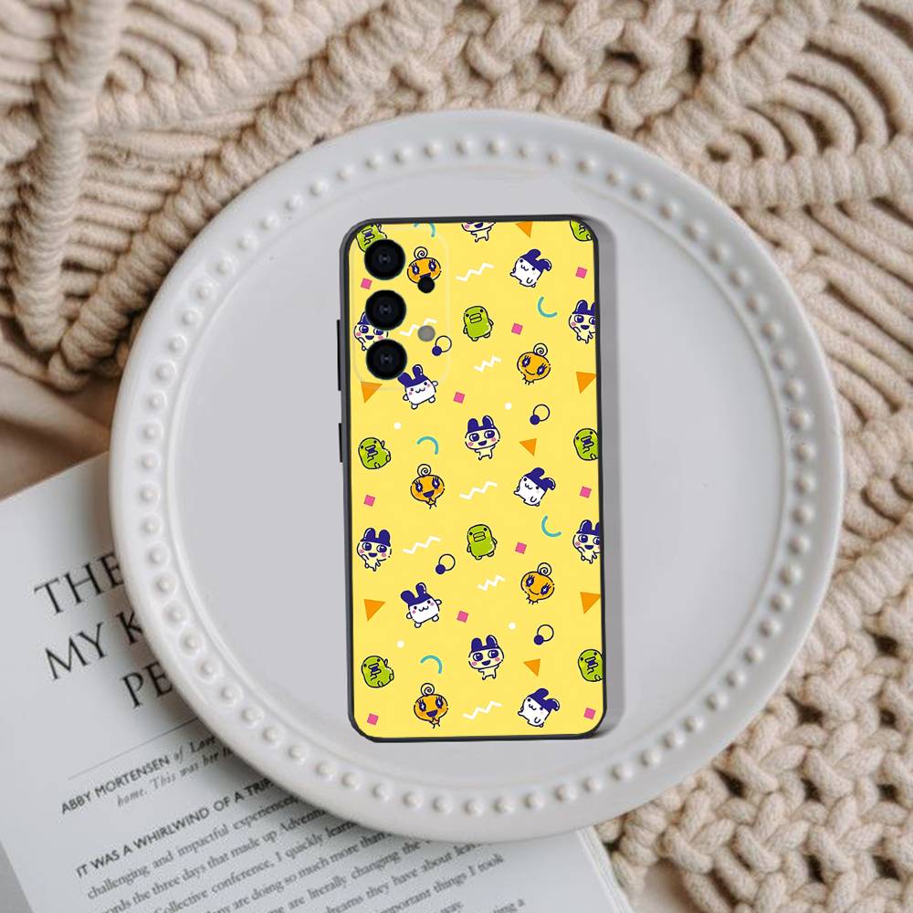 Game T-Tamagotchi K-Kuchipatchi Phone Case For Samsung Galaxy A73,72,51,53,52,71,22,5G,Note,J7,8,9 Soft Black Cover