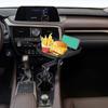 Tragbares Verstellbares Auto-Becherhalter-Tablett Erweiterter Tisch Schreibtisch Auto-Becher-Tablett Universeller Auto-Tablett-Tisch Zum Essen Mit Telefonhalter E4N3