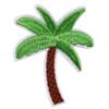 5Pcs Coconut Palm Tree Embroidered Patch Iron on Patch DIY Sewing